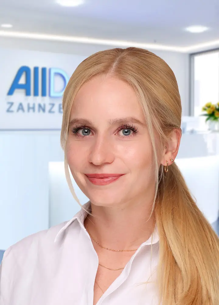 Portrait Zahn&auml;rztin Paulina Fenske (AllDent Zahnzentrum N&uuml;rnberg)